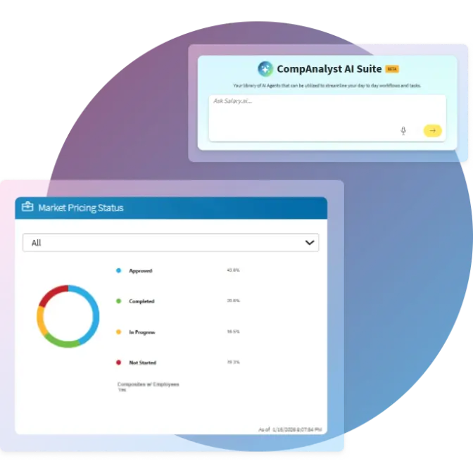 Compensation challenges visualization